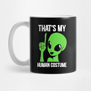 Alien Gray Human Costume by Tobe Fonseca Mug